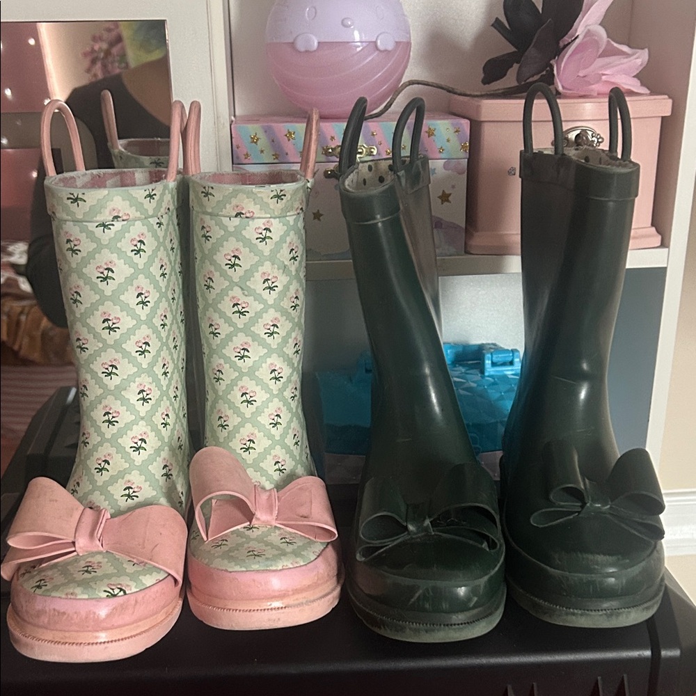Girls size 11 Sweethoney rainboot bundle